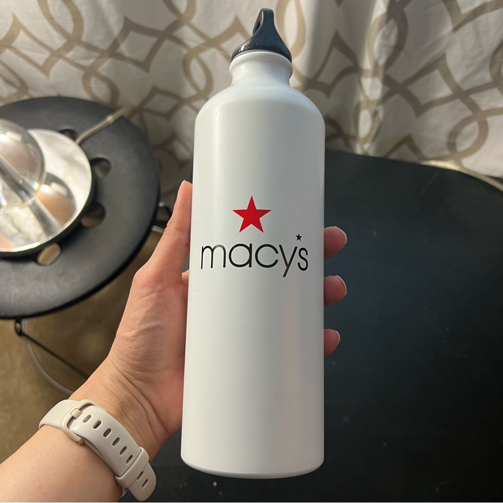 Macy's White Water Bottle